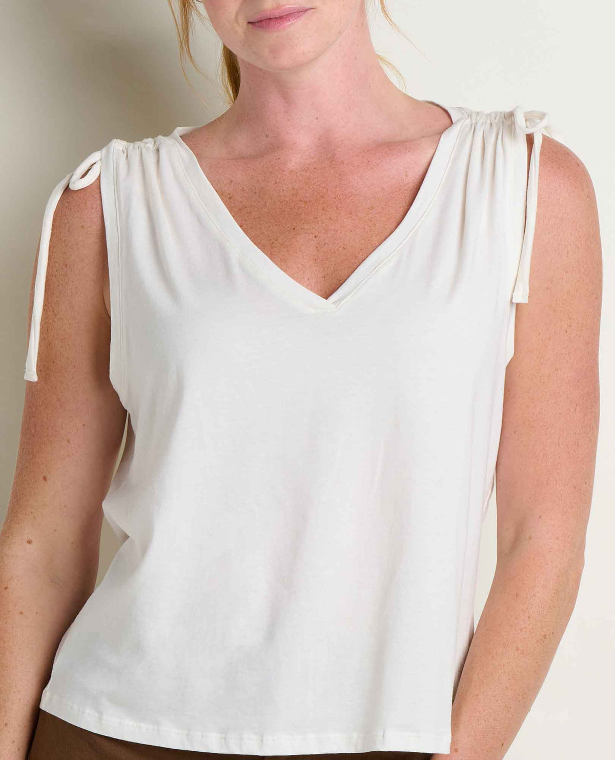 Toad&Co Anza Cinch V-Neck Tank Top - Organic Cotton