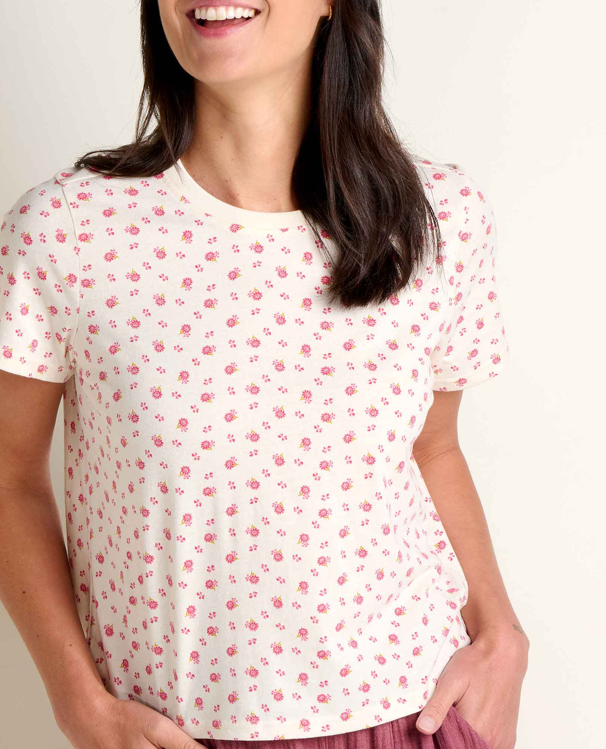 Toad&Co Women's Re-Form Crew Tee - Sustainable Recycled Cotton T-Shirt