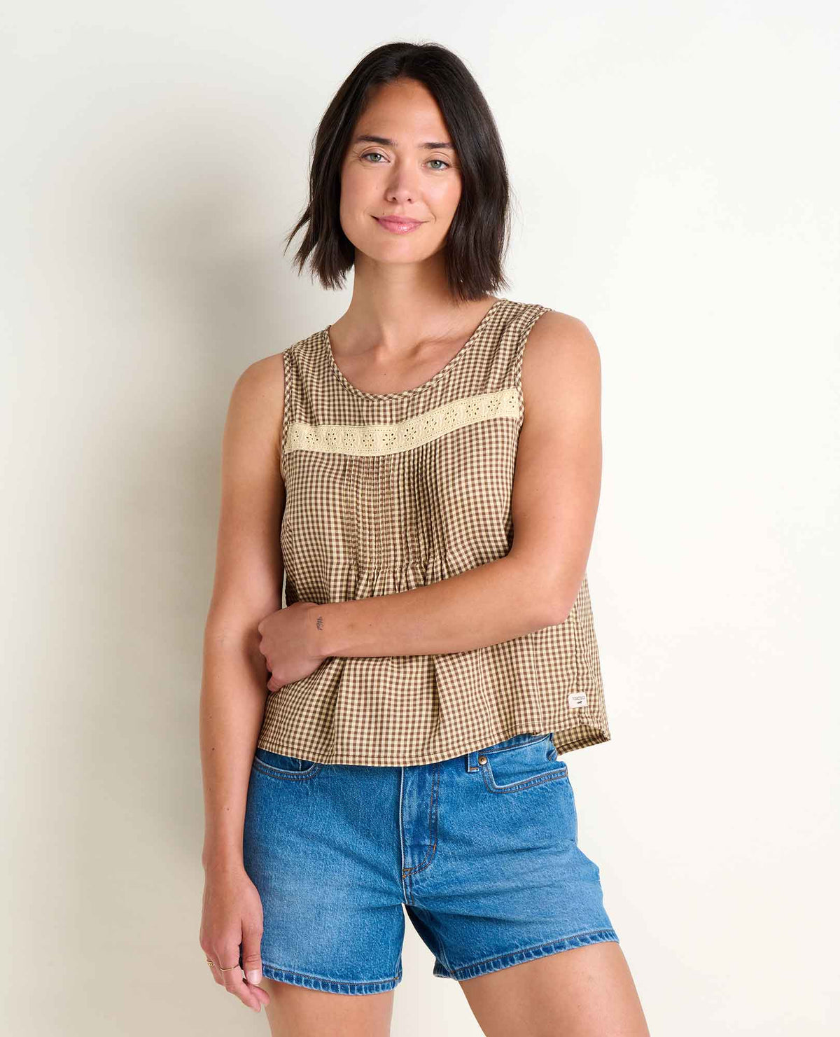 Toad&Co Manzana Pin Tuck Tank - 100% Organic Cotton Pintuck Tank Top