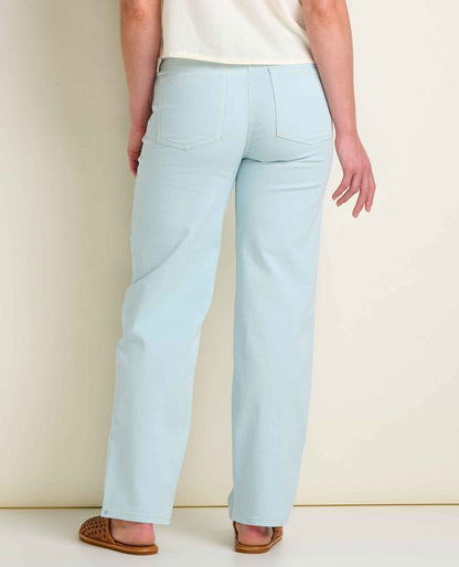 Toad&Co Women's Tamarack Straight Jean - Organic Cotton Stretch Denim