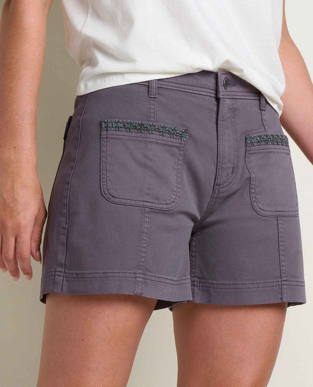Toad&Co Women's Linden Canvas Short - Organic Cotton Sailor Shorts