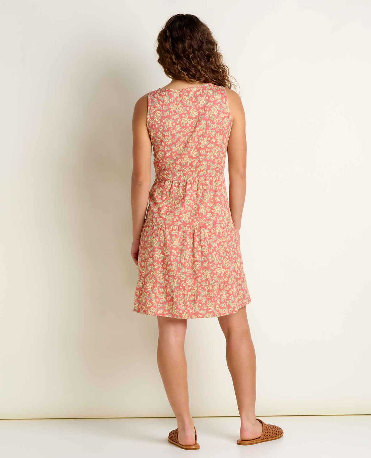 Toad&Co Manzana Tiered Tank Dress - Organic Cotton Flirty Tiered Sundress