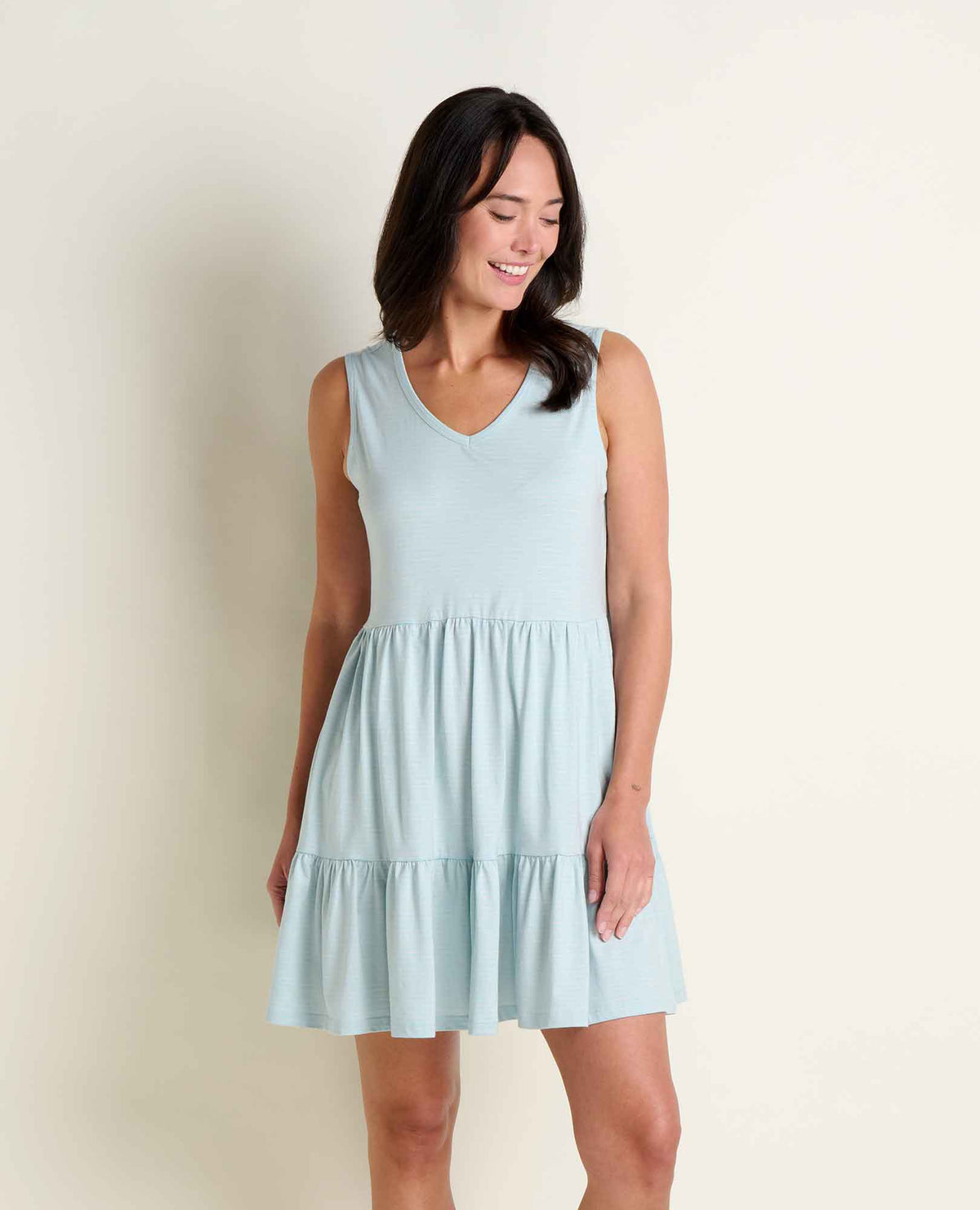 Toad&Co Marley Tiered Tank Dress - Breathable Organic Cotton Tiered Dress