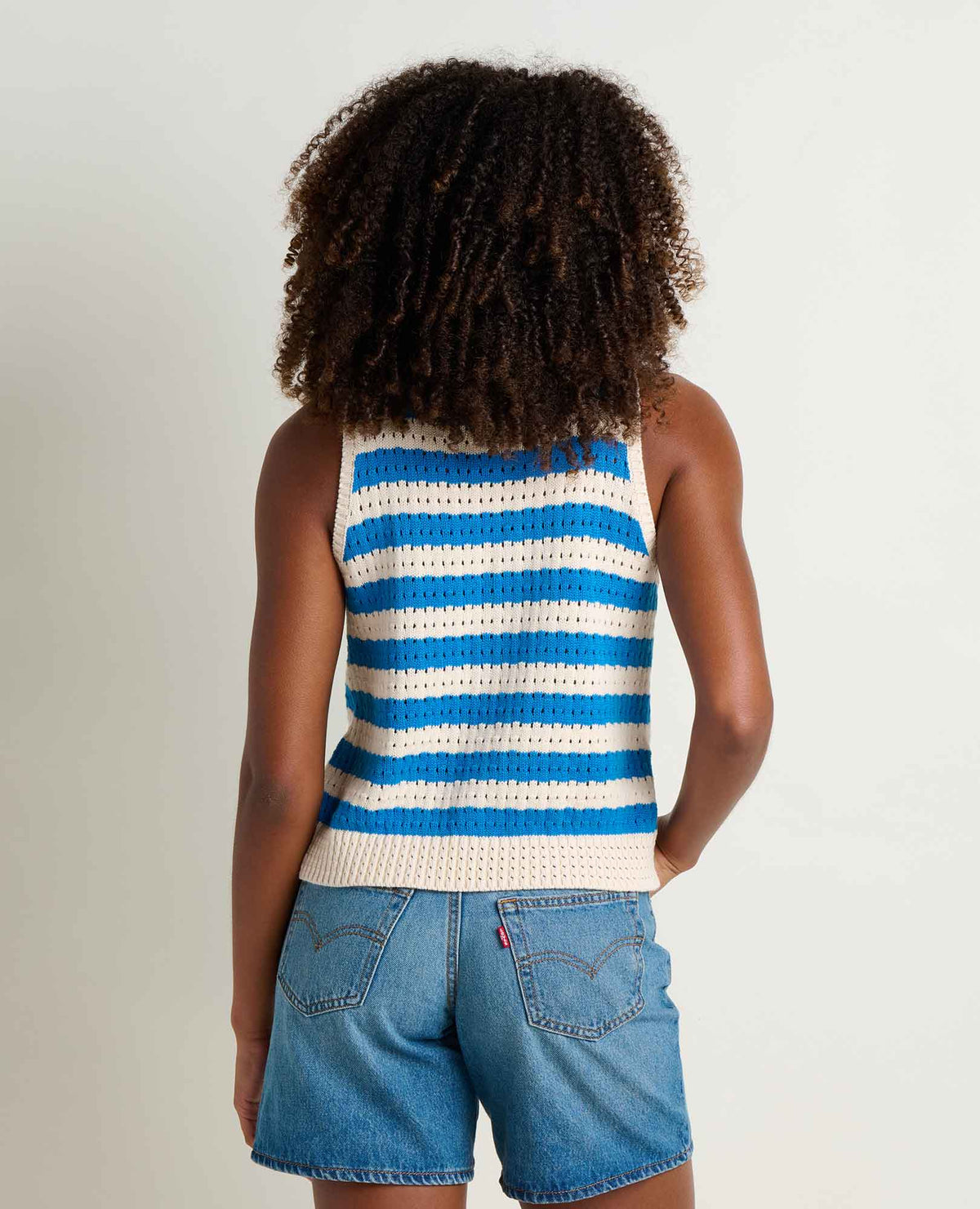 Toad&Co Bianca Pointelle Tank - Recycled Cotton Knit Tank Top