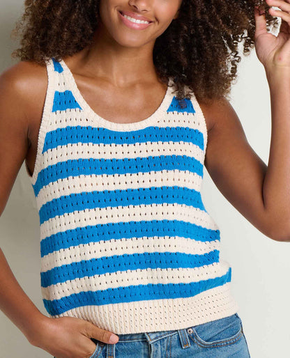 Toad&Co Bianca Pointelle Tank - Recycled Cotton Knit Tank Top