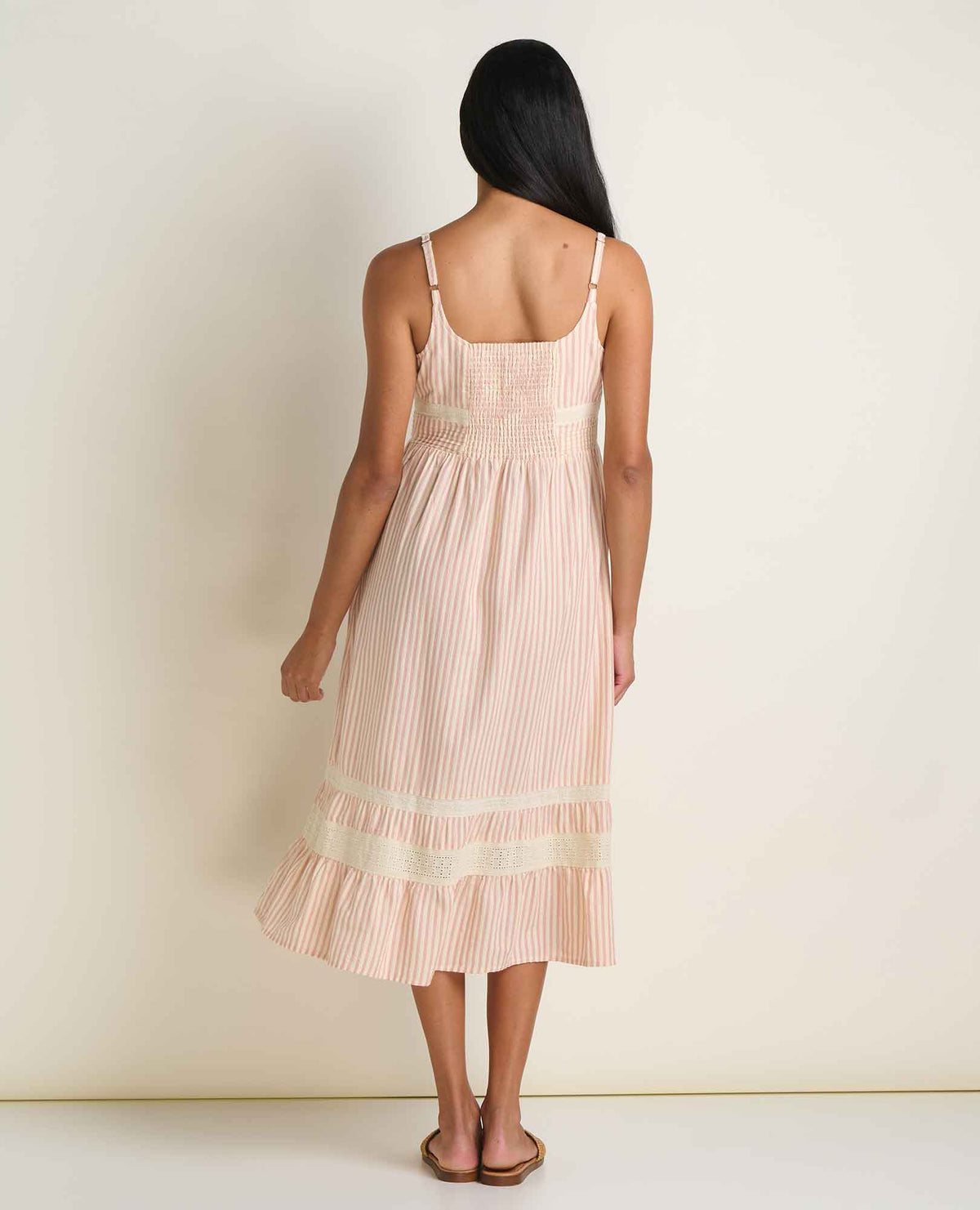 Toad&Co Airscape Tank Midi Dress - Breathable Organic Cotton A-Line Dress
