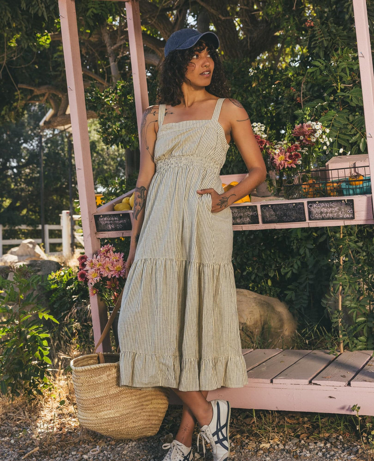 Toad&Co Taj Hemp Tiered Midi Dress - Sustainable Hemp & TENCEL™ Linen-Feel Dress