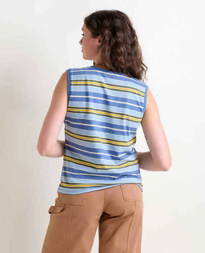 Toad&Co Grom Hemp Blend V-Neck Tank Top - Sustainable Top by Toad&Co