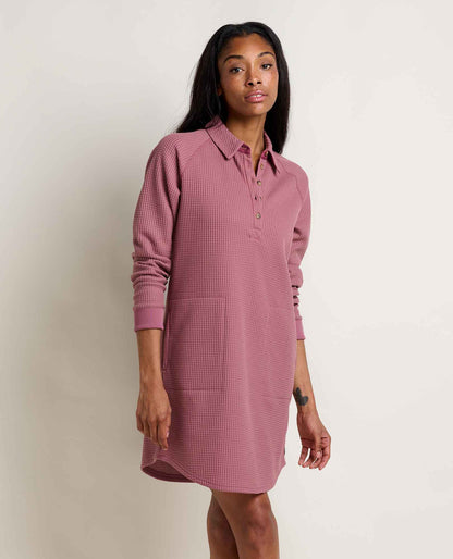 Toad&Co Women's Bitterroot Waffle Henley Dress