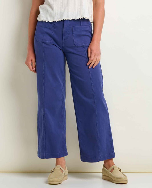 Toad&Co Linden Canvas Wide Leg Sailor Pant - Organic Cotton