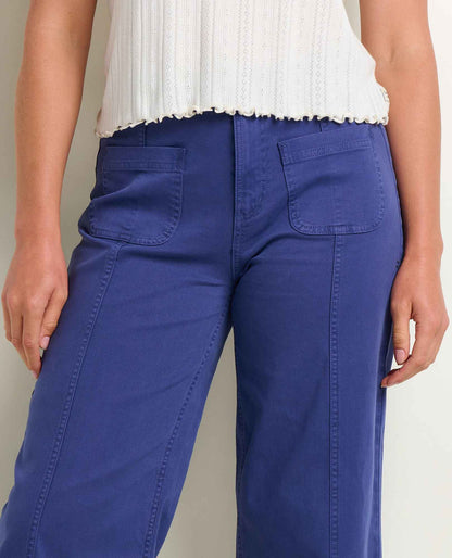 Toad&Co Linden Canvas Wide Leg Sailor Pant - Organic Cotton