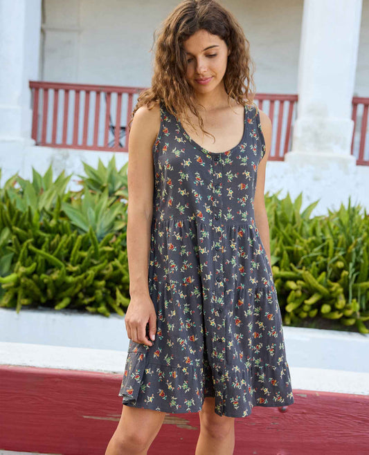 Toad&Co Manzana Tiered Sleeveless Dress - Organic Cotton
