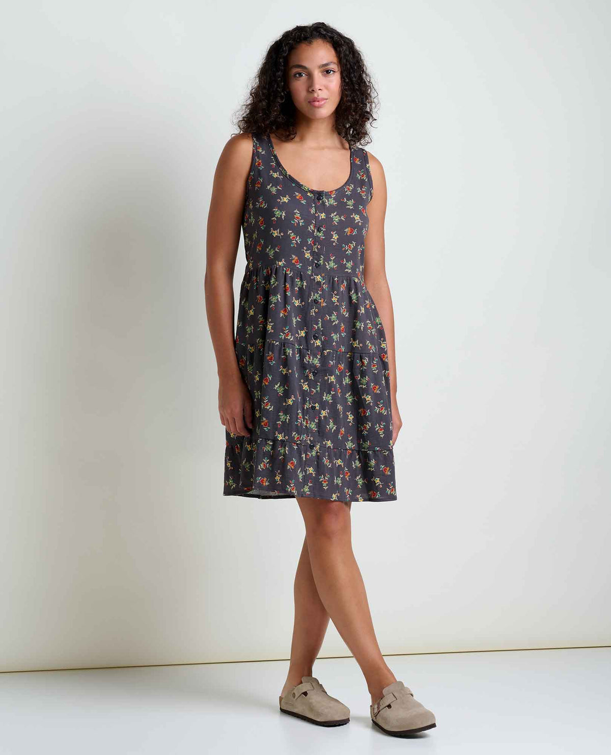 Toad&Co Manzana Tiered Sleeveless Dress - Organic Cotton