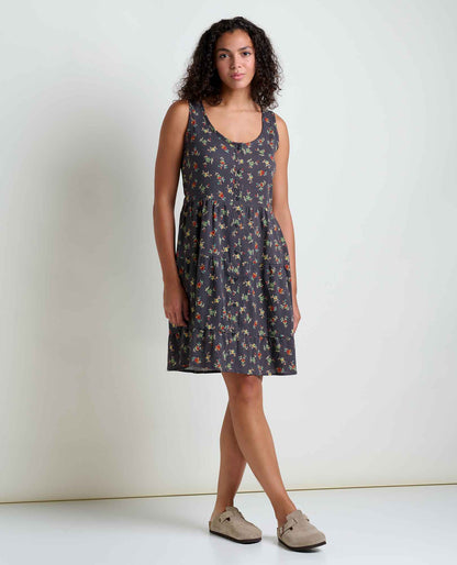 Toad&Co Manzana Tiered Sleeveless Dress - Organic Cotton