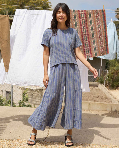 Toad&Co Tate Double Weave Palazzo Pant - Flowy & Wide Leg