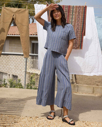 Toad&Co Tate Double Weave Palazzo Pant - Flowy & Wide Leg