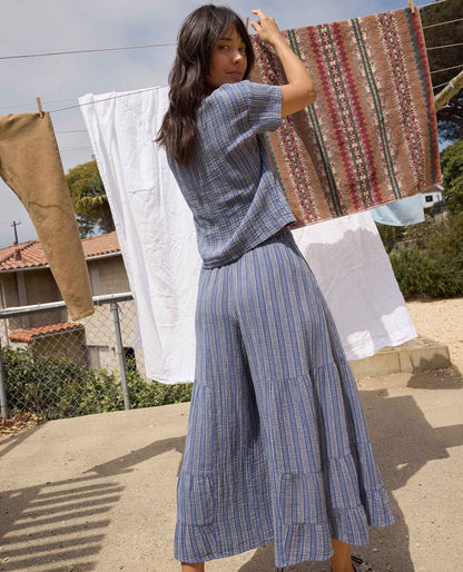 Toad&Co Tate Double Weave Palazzo Pant - Flowy & Wide Leg