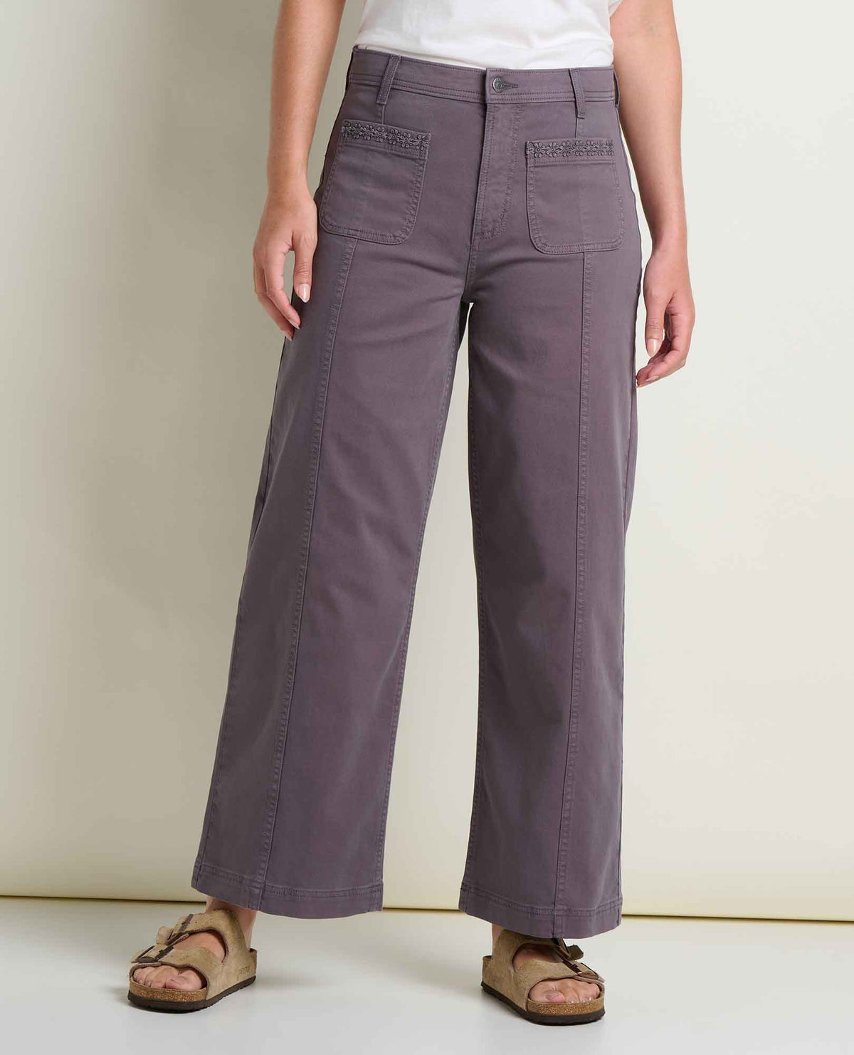 Toad&Co Linden Canvas Wide Leg Sailor Pant - Organic Cotton