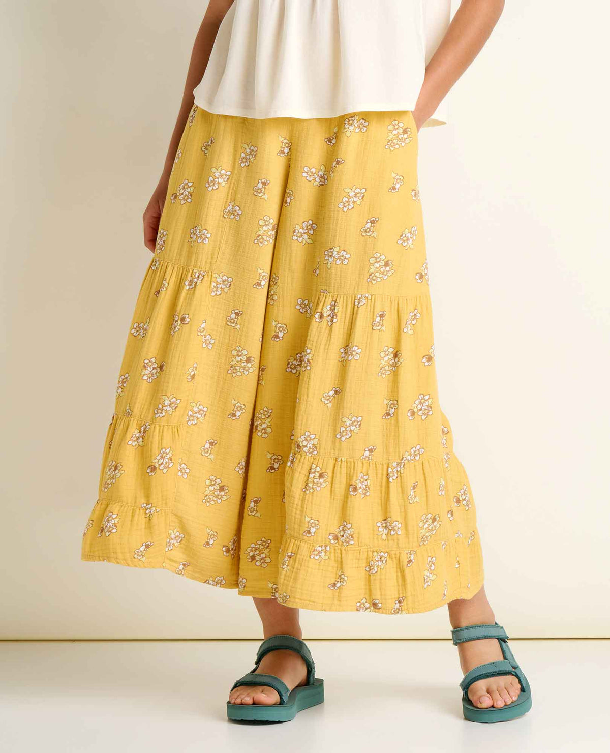 Toad&Co Tate Double Weave Palazzo Pant - Flowy & Wide Leg