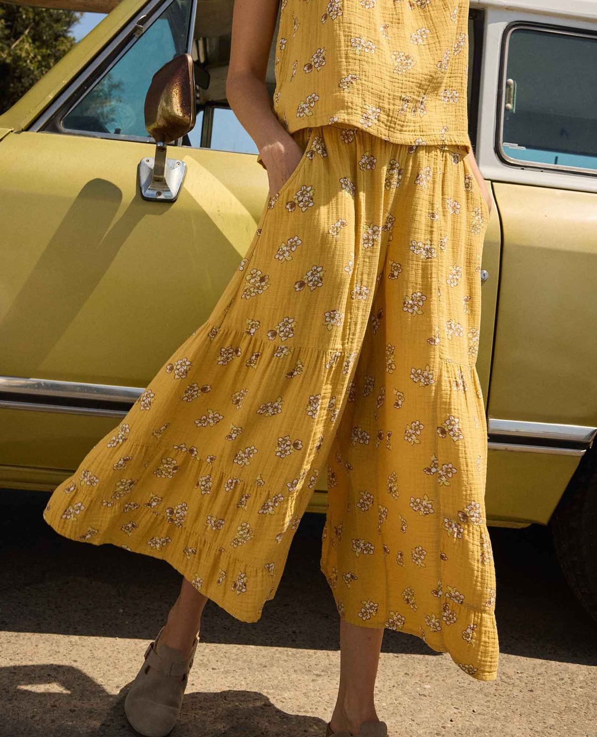 Toad&Co Tate Double Weave Palazzo Pant - Flowy & Wide Leg