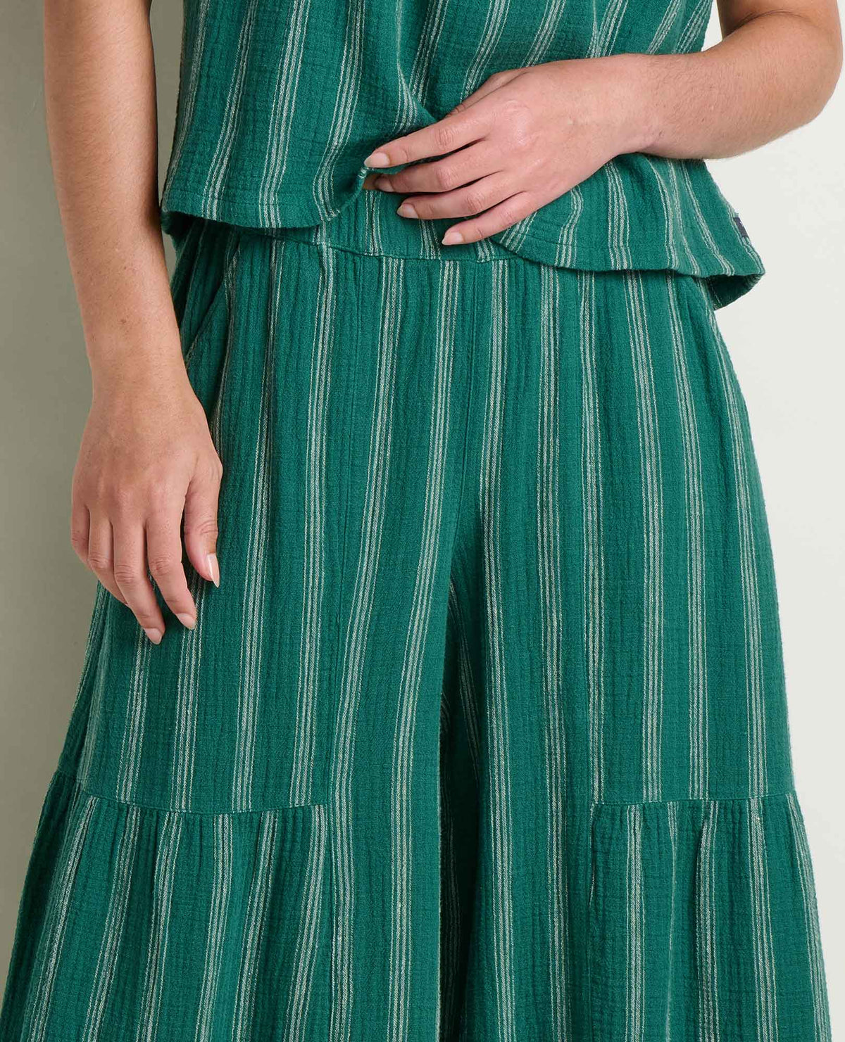 Toad&Co Tate Double Weave Palazzo Pant - Flowy & Wide Leg