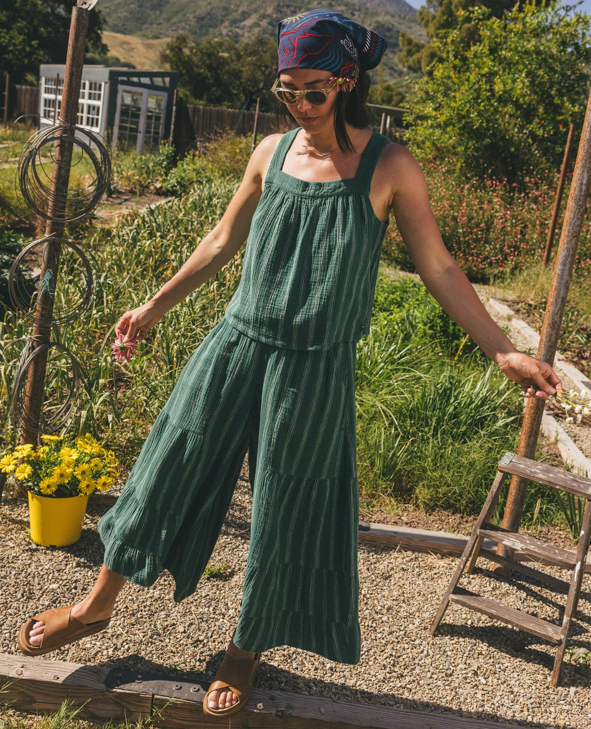 Toad&Co Tate Double Weave Palazzo Pant - Flowy & Wide Leg