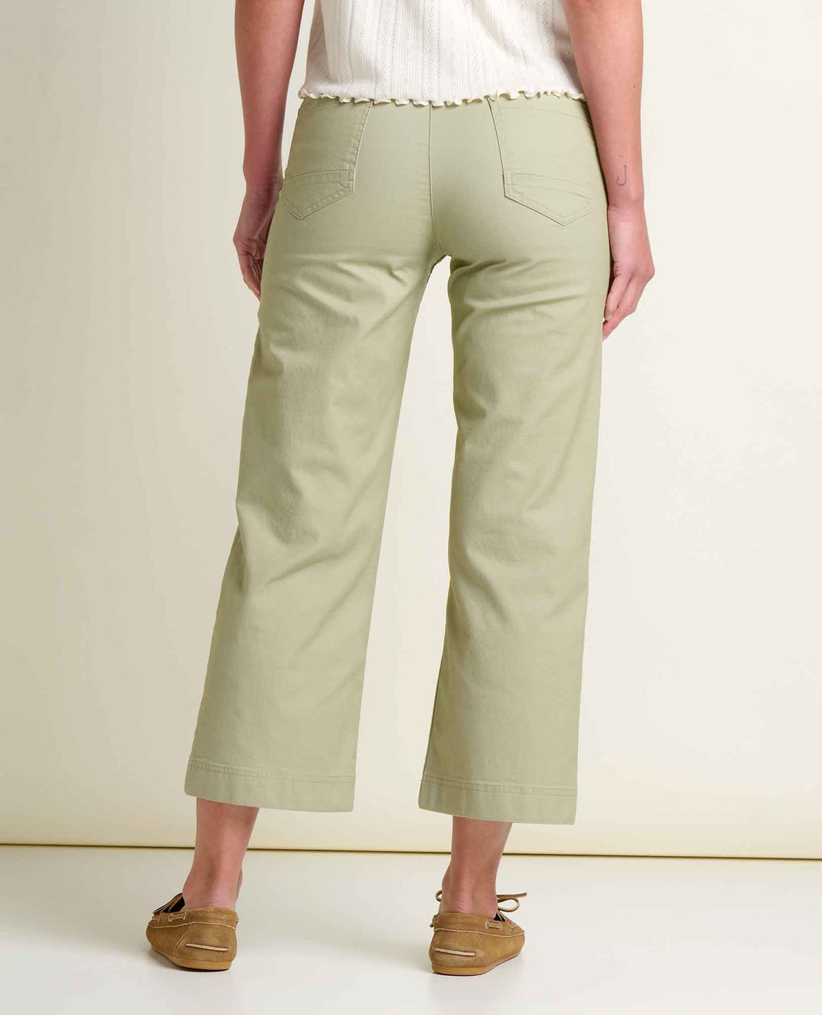 Toad&Co Earthworks Wide Leg Organic Cotton Crop Pant