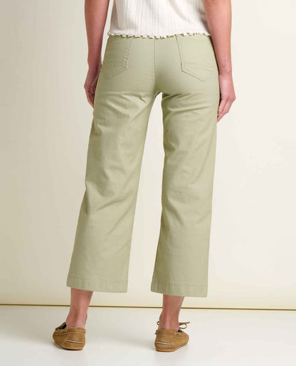 Toad&Co Earthworks Wide Leg Organic Cotton Crop Pant