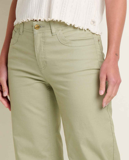 Toad&Co Earthworks Wide Leg Organic Cotton Crop Pant