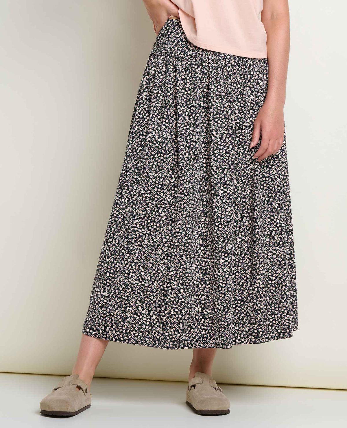 Toad&Co Chaka Midi Skirt - Organic Cotton & TENCEL™ A-Line Midi Skirt