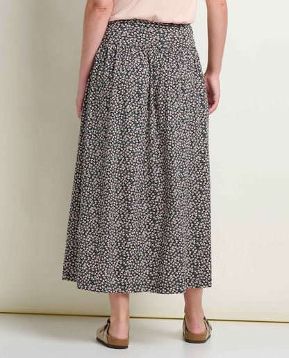 Toad&Co Chaka Midi Skirt - Organic Cotton & TENCEL™ A-Line Midi Skirt