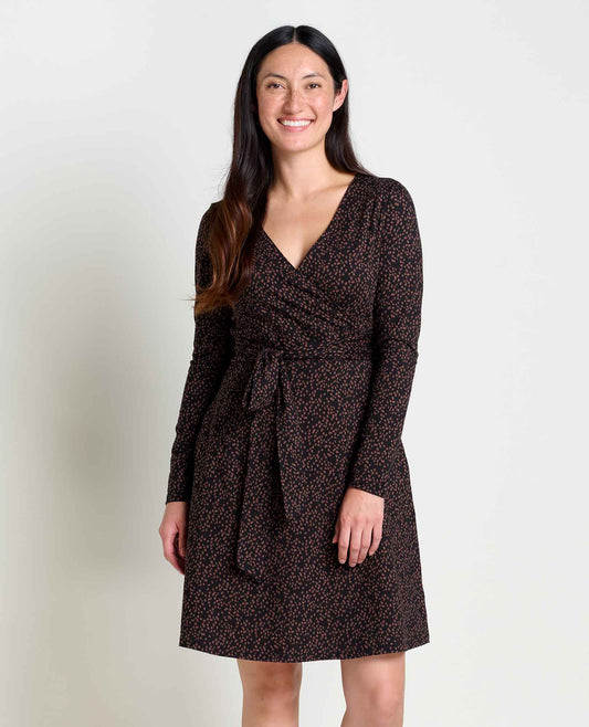 Toad&Co Women's Cue Wrap Dress - Organic Cotton and Tencel Dress by Toad&Co