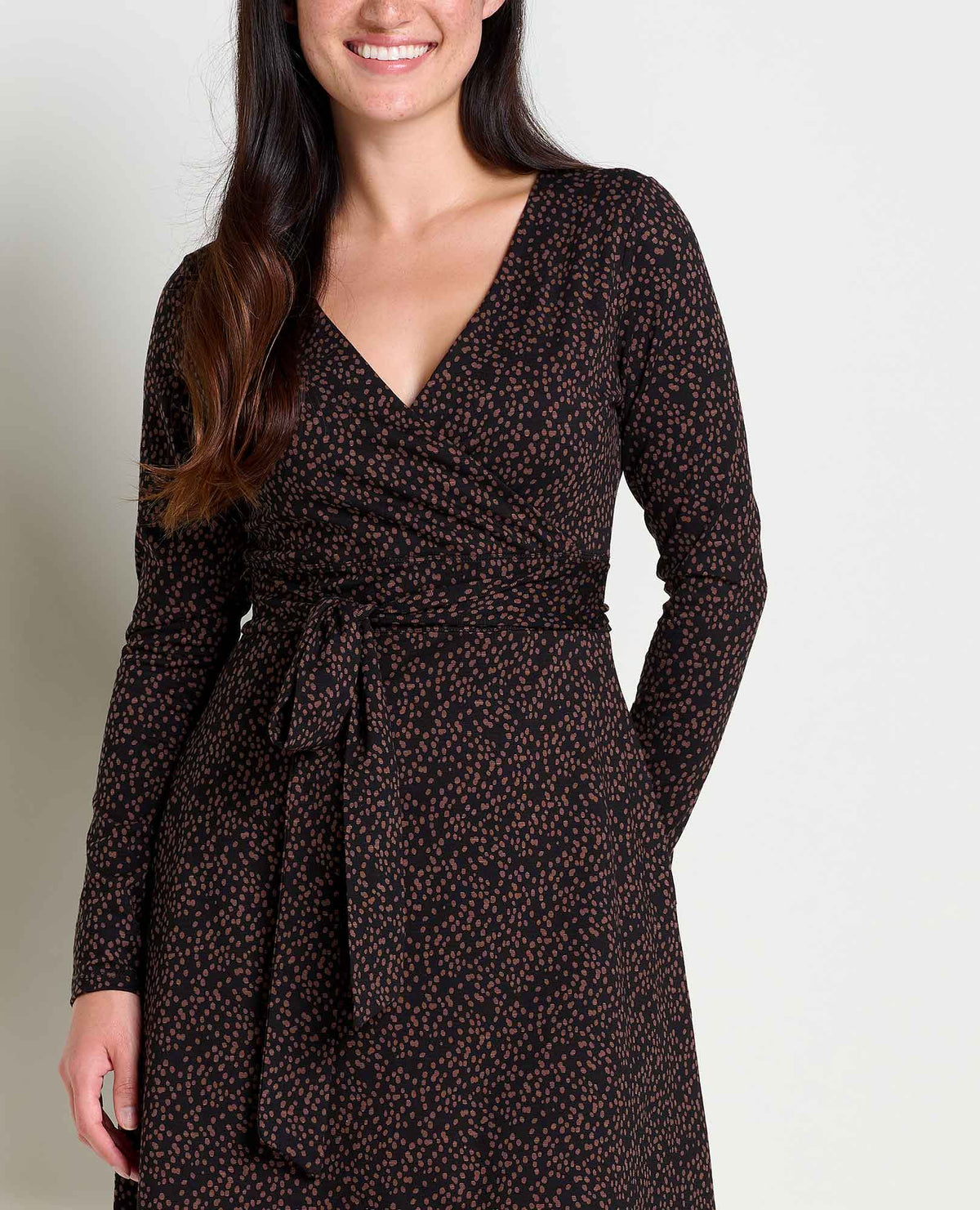 Toad&Co Women's Cue Wrap Dress - Organic Cotton and Tencel Dress by Toad&Co