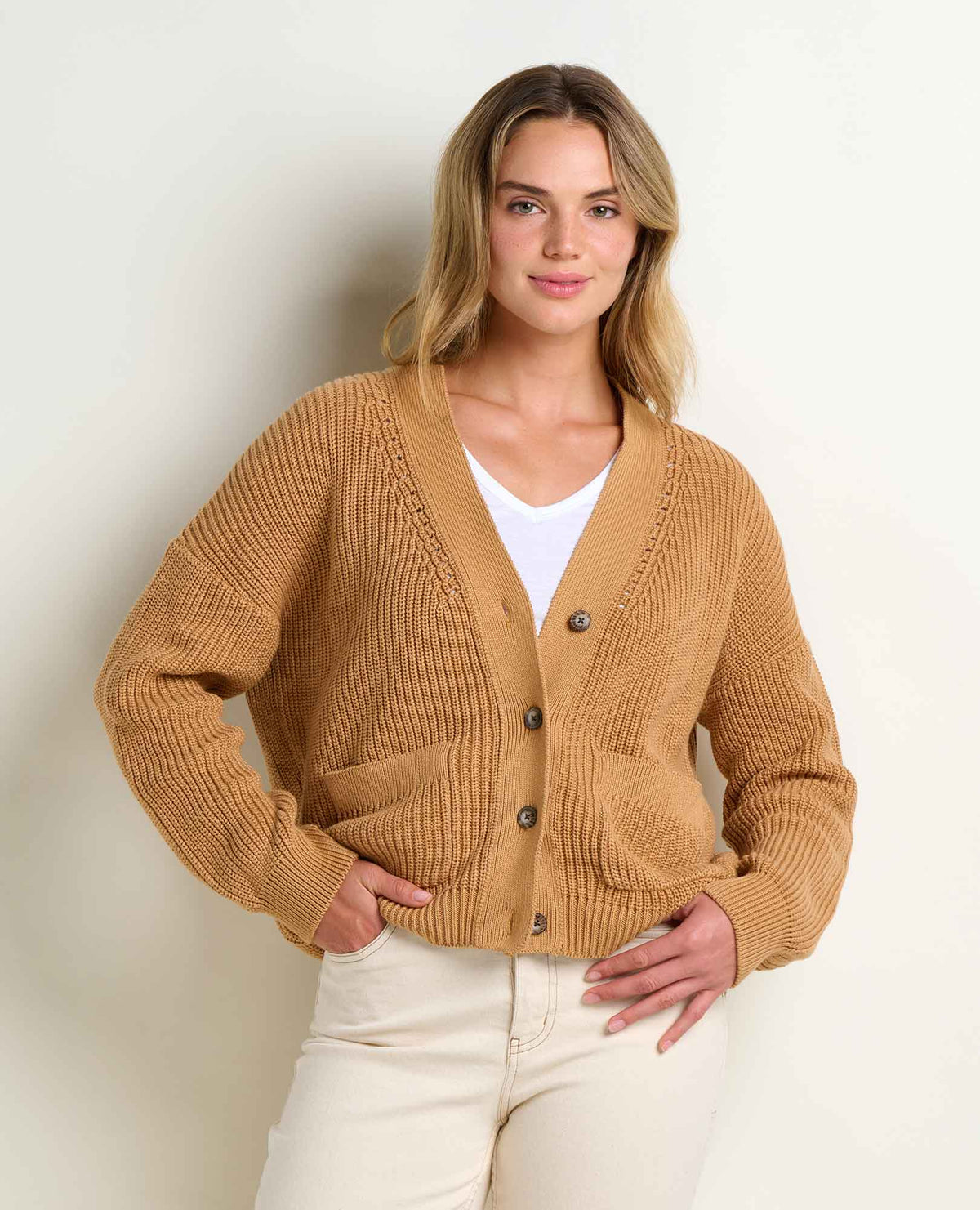 Toad&Co Bianca Oversized Shaker Cardigan - Organic & Recycled Cotton