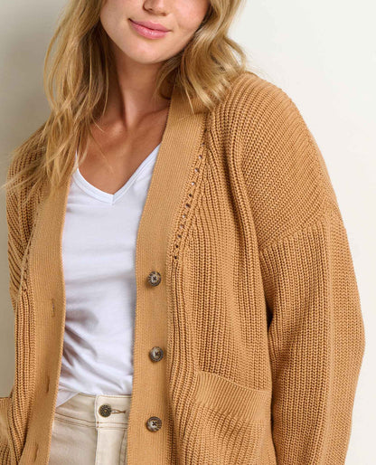 Toad&Co Bianca Oversized Shaker Cardigan - Organic & Recycled Cotton
