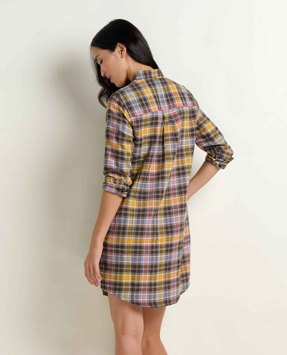 Toad&Co Re-Form Flannel Button Up Shirtdress