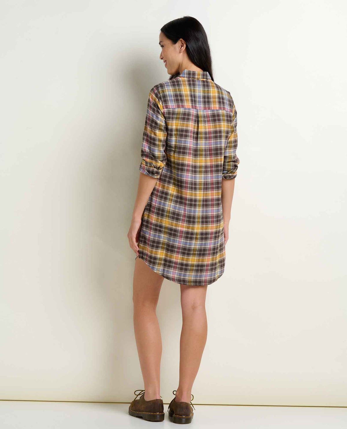Toad&Co Re-Form Flannel Button Up Shirtdress