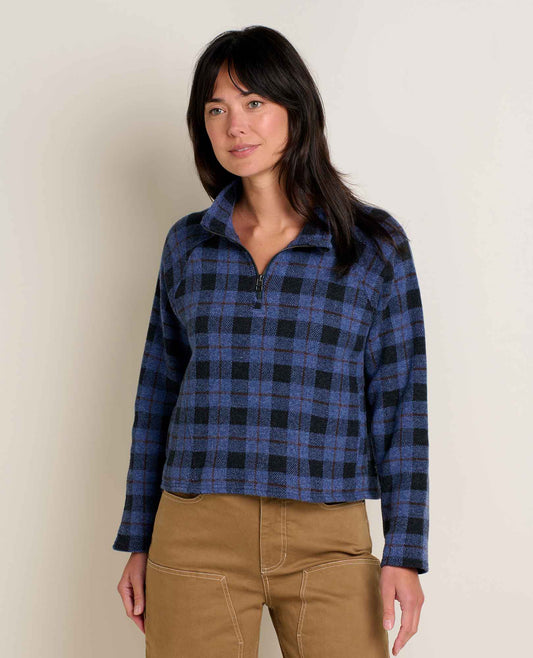 Toad&Co Women's Kennicott Italian Wool Quarter Zip
