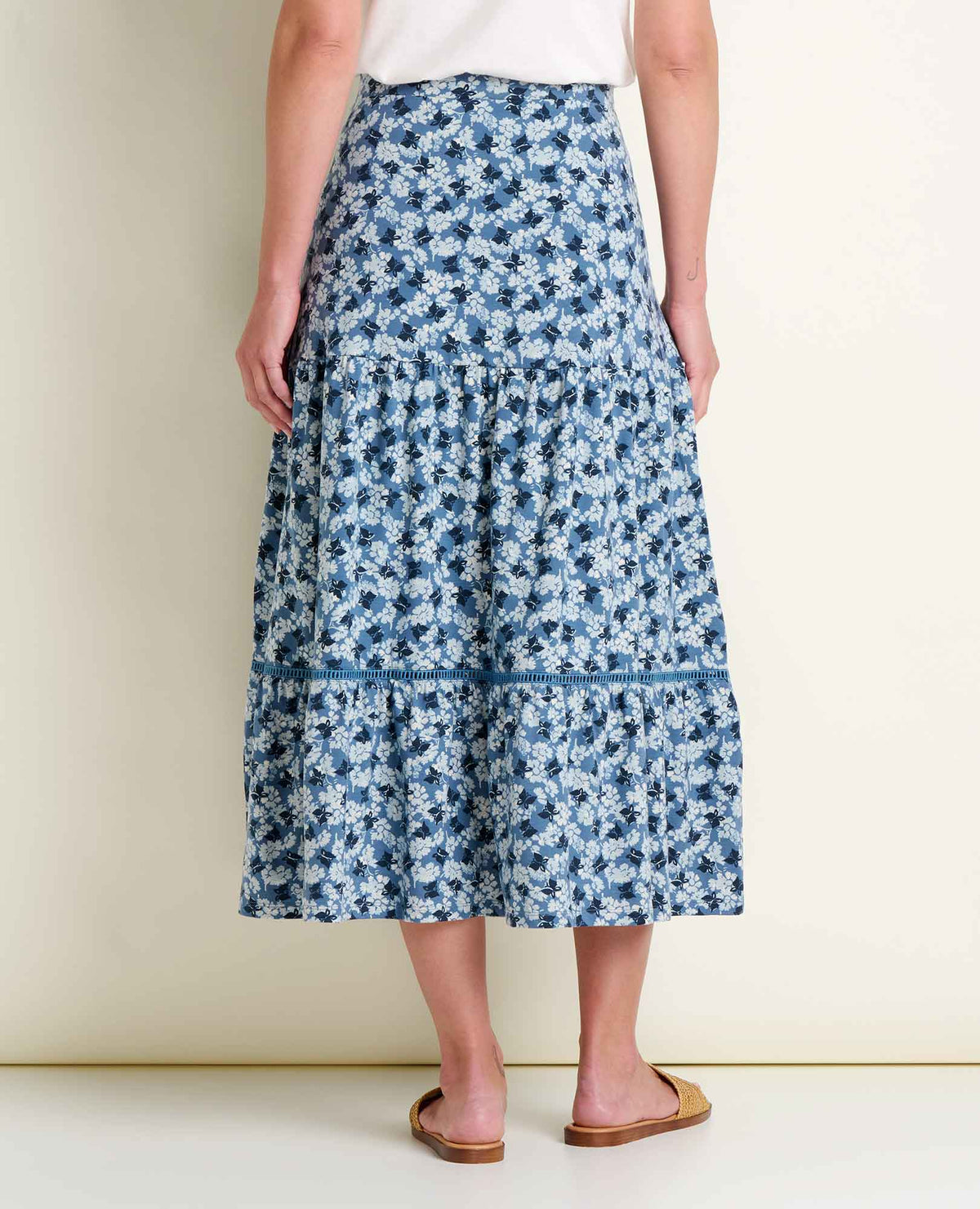 Toad&Co Marigold Tiered Midi Skirt - Organic Cotton & TENCEL™ Flowy Skirt