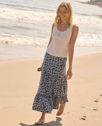 Toad&Co Marigold Tiered Midi Skirt - Organic Cotton & TENCEL™ Flowy Skirt