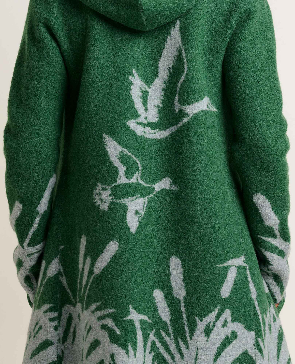 Toad&Co Heartfelt Merino Wool Open Front Cardigan Hoodie