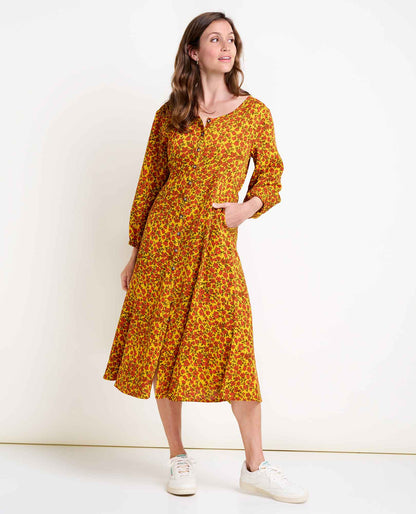 Toad&Co Manzana Organic Cotton Midi Dress