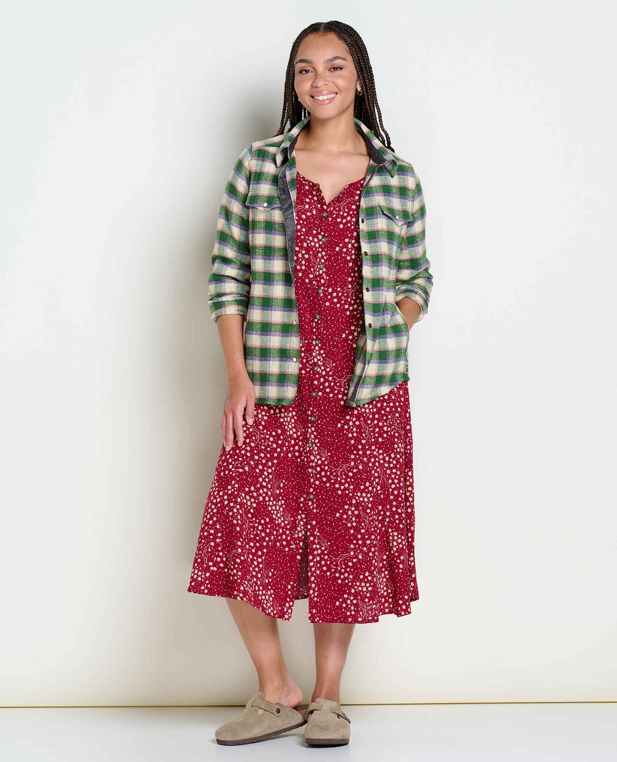 Toad&Co Manzana Organic Cotton Midi Dress