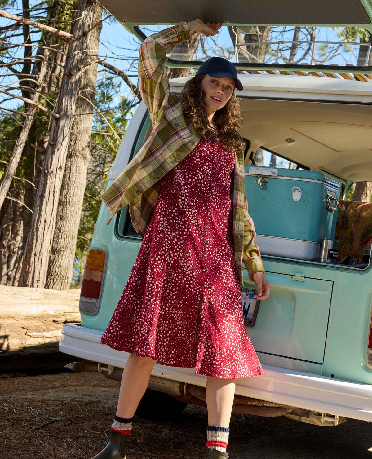 Toad&Co Manzana Organic Cotton Midi Dress
