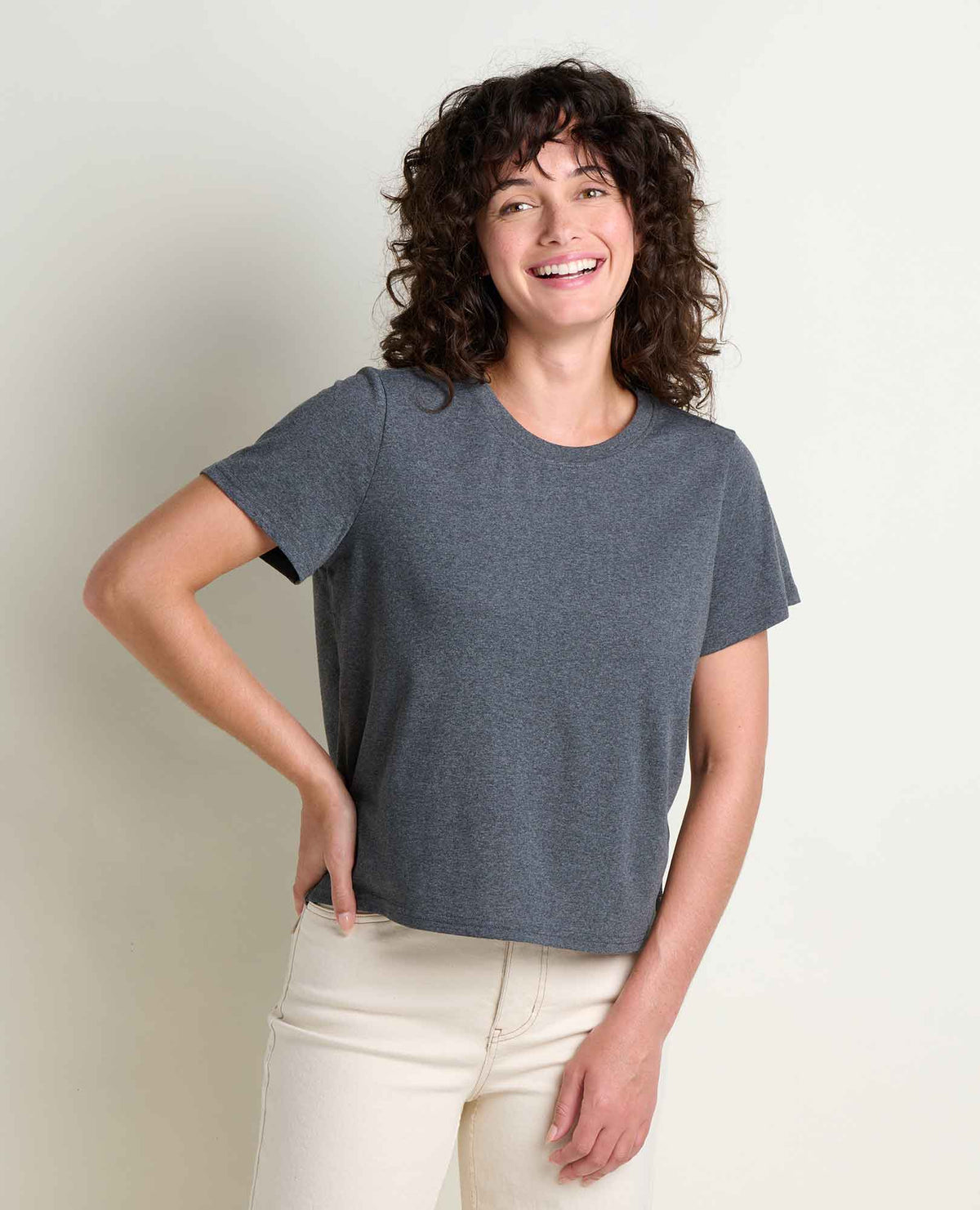 Toad&Co Women's Re-Form Crew Tee - Sustainable Recycled Cotton T-Shirt