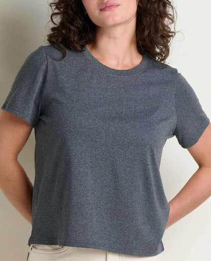 Toad&Co Women's Re-Form Crew Tee - Sustainable Recycled Cotton T-Shirt