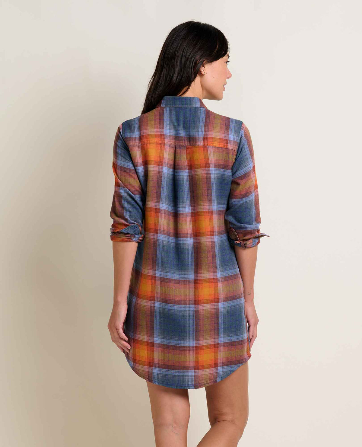 Toad&Co Re-Form Flannel Button Up Shirtdress