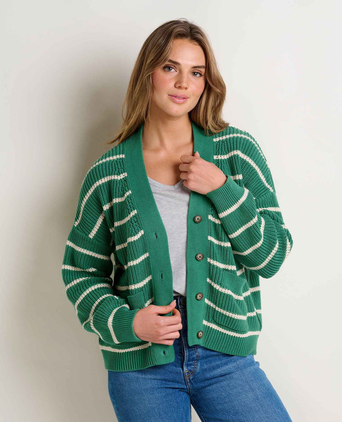 Toad&Co Bianca Oversized Shaker Cardigan - Organic & Recycled Cotton