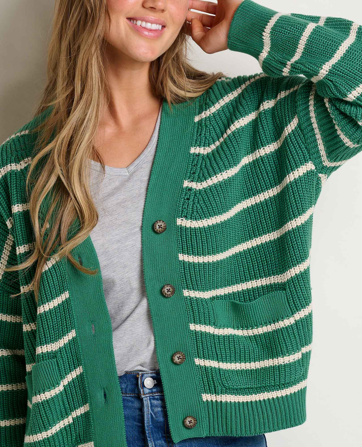 Toad&Co Bianca Oversized Shaker Cardigan - Organic & Recycled Cotton