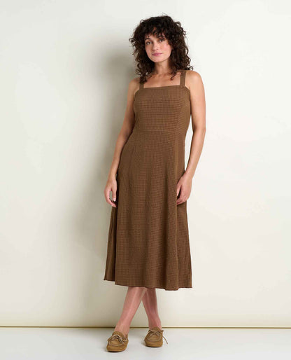 Toad&Co Sunkissed Tank Midi Dress - Quick-Dry Recycled Midi Travel Dress